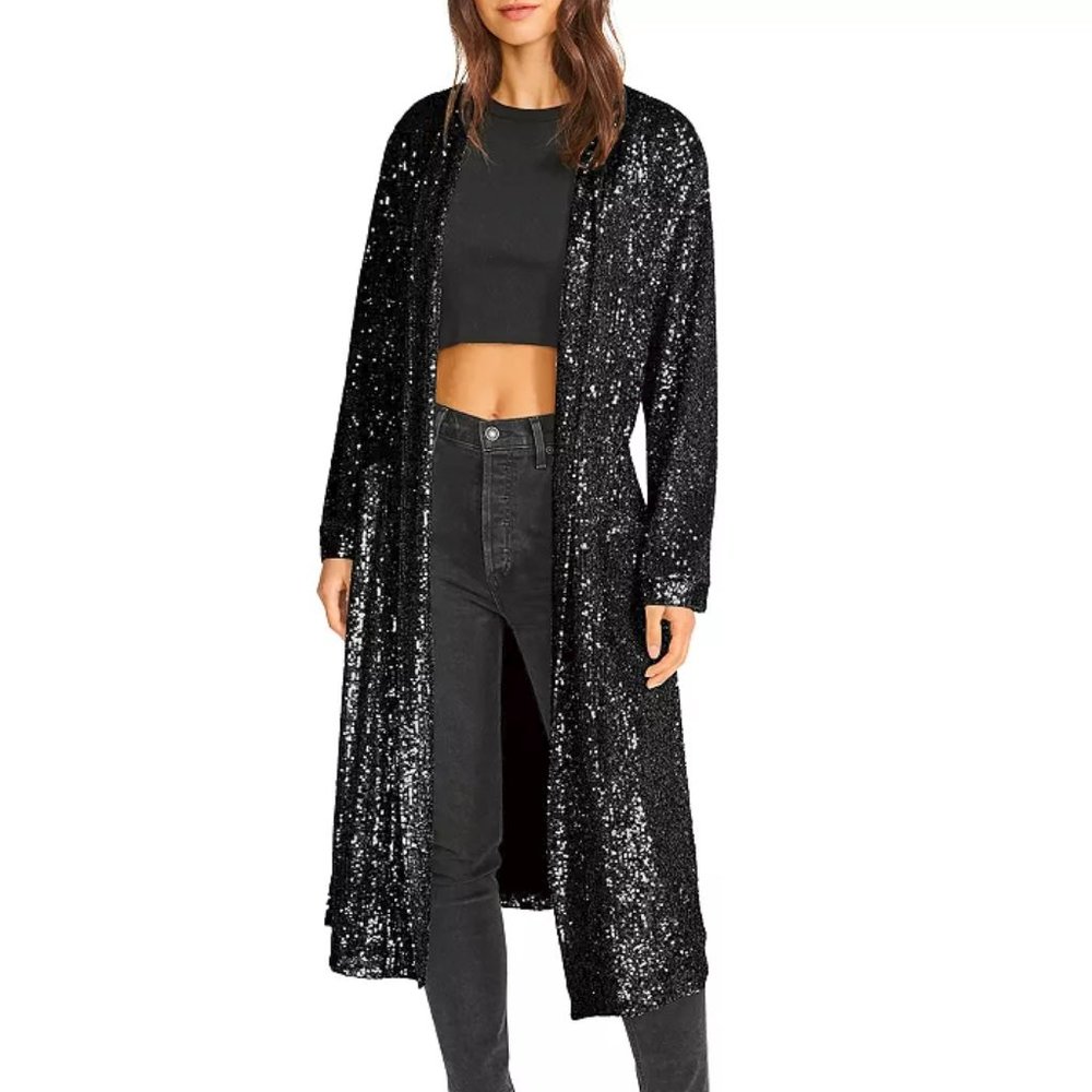Steve Madden/BB Dakota Show Stopper Sequin Duster NWT (Taylor Swift Eras Vibes)